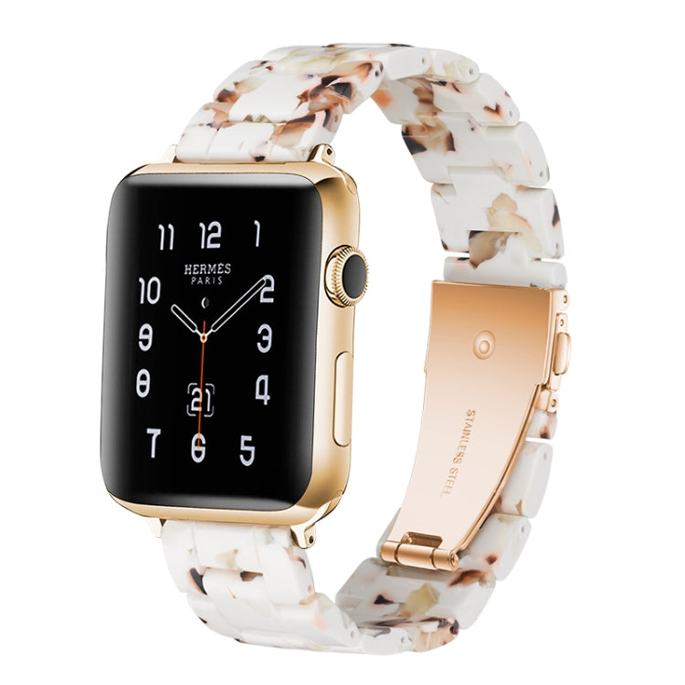 Simple Fashion Resin Watch Strap for, For Apple Watch Series 4 40mm &amp; Series 3 &amp; 2 &amp; 1 38mm, For Apple Watch Series 4 44mm &amp; Series 3 &amp; 2 &amp; 1 42mm