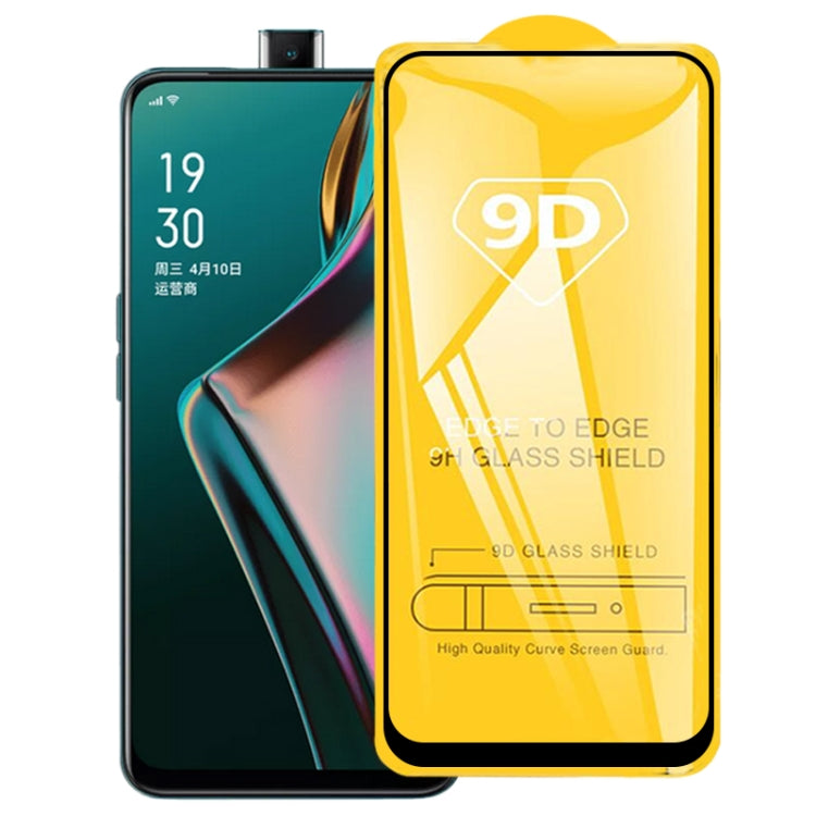 9D Full Glue Full Screen Tempered Glass Film, For OPPO A9, For OPPO Realme 3 Pro, For OPPO A1k, For OPPO F11, For OPPO F11 Pro, For Realme U1, For OPPO F9 (F9 Pro), For OPPO R15X, For OPPO Reno, For OPPO Reno 10x zoom, For OPPO Realme X Lite, For OPPO K3