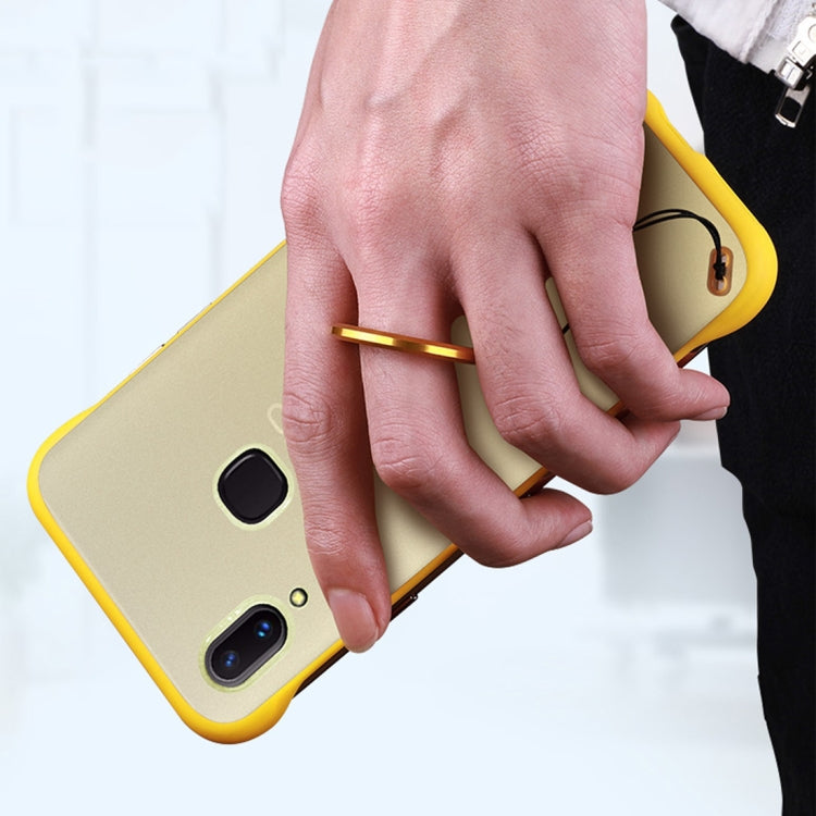 Frosted Anti-skidding TPU Protective Case with Metal Ring for, For Vivo X21, For Xiaomi Redmi K20, For Xiaomi Redmi K20 Pro, For Huawei P20, For Huawei P20 Pro, For iPhone 6, For iPhone 6 Plus, For Huawei Honor 20