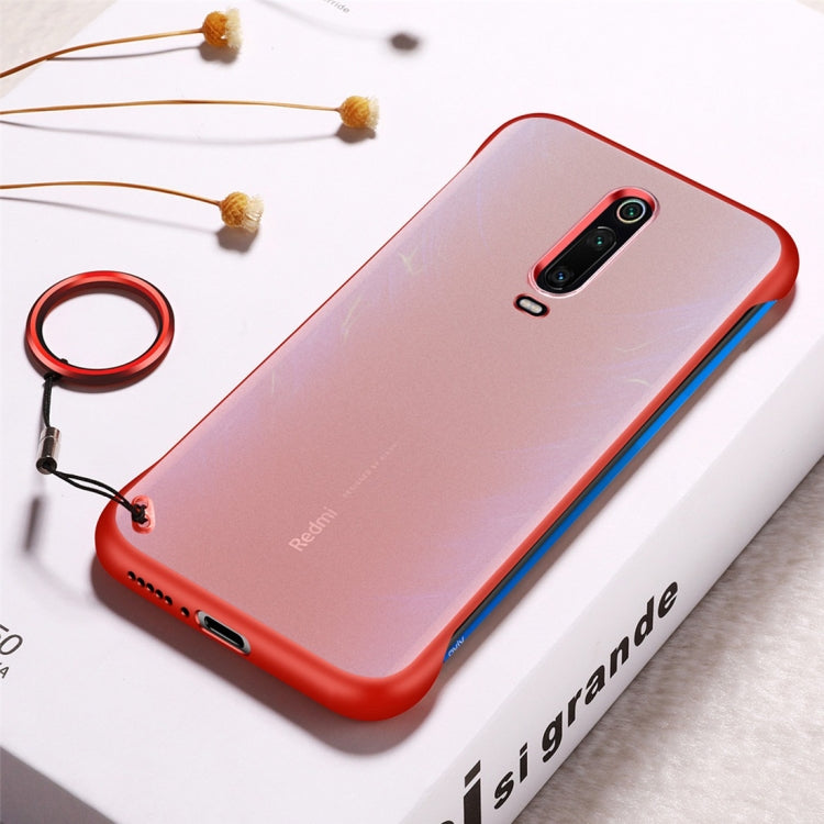 Frosted Anti-skidding TPU Protective Case with Metal Ring for, For Vivo X21, For Xiaomi Redmi K20, For Xiaomi Redmi K20 Pro, For Huawei P20, For Huawei P20 Pro, For iPhone 6, For iPhone 6 Plus, For Huawei Honor 20