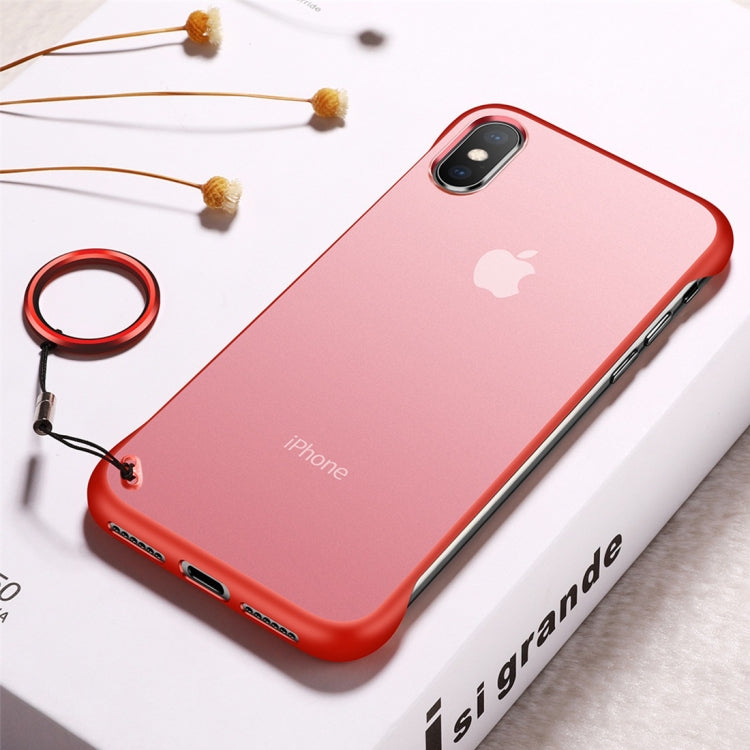 Frosted Anti-skidding TPU Protective Case with Metal Ring for, For iPhone 7 Plus / 8 Plus, For iPhone XR, For iPhone X, For iPhone XS Max, For Huawei Honor View 20, For Galaxy S10, For Galaxy S10+, For Xiaomi Mi 9