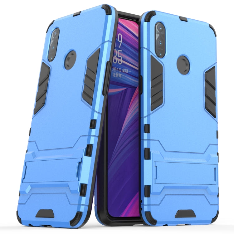 Shockproof PC + TPU Case with Holder for, For OPPO Realme 3, For Huawei Nova 5i Pro, For iPhone 11 Pro, For iPhone 11