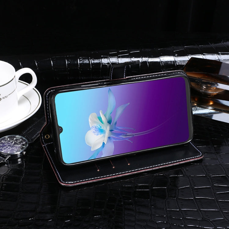 idewei Crocodile Texture Horizontal Flip Leather Case with Holder &amp; Card Slots &amp; Wallet