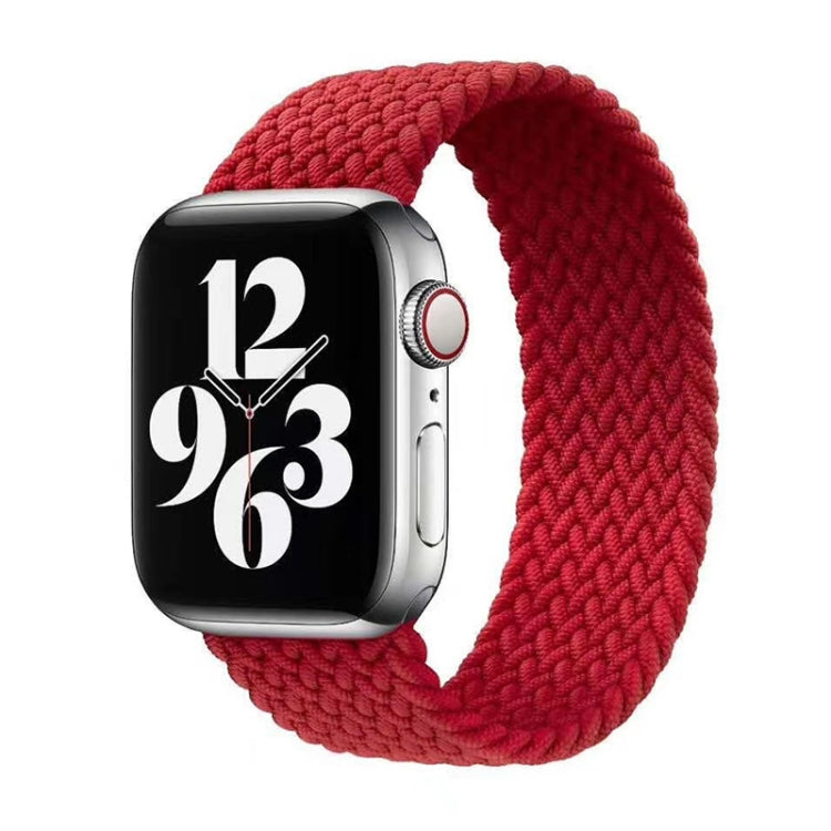 Single-turn Nylon Woven Watchband For Apple Watch Series 6 &amp; SE &amp; 5 &amp; 4 40mm / 3 &amp; 2 &amp; 1 38mm, S, M, L