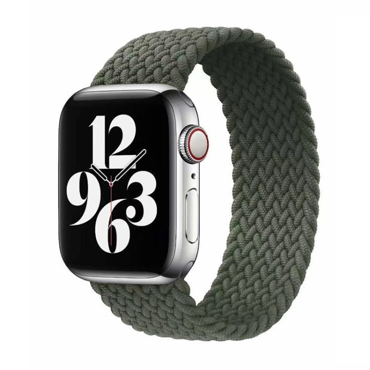 Single-turn Nylon Woven Watchband For Apple Watch Series 6 &amp; SE &amp; 5 &amp; 4 44mm / 3 &amp; 2 &amp; 1 42mm, S, M, L