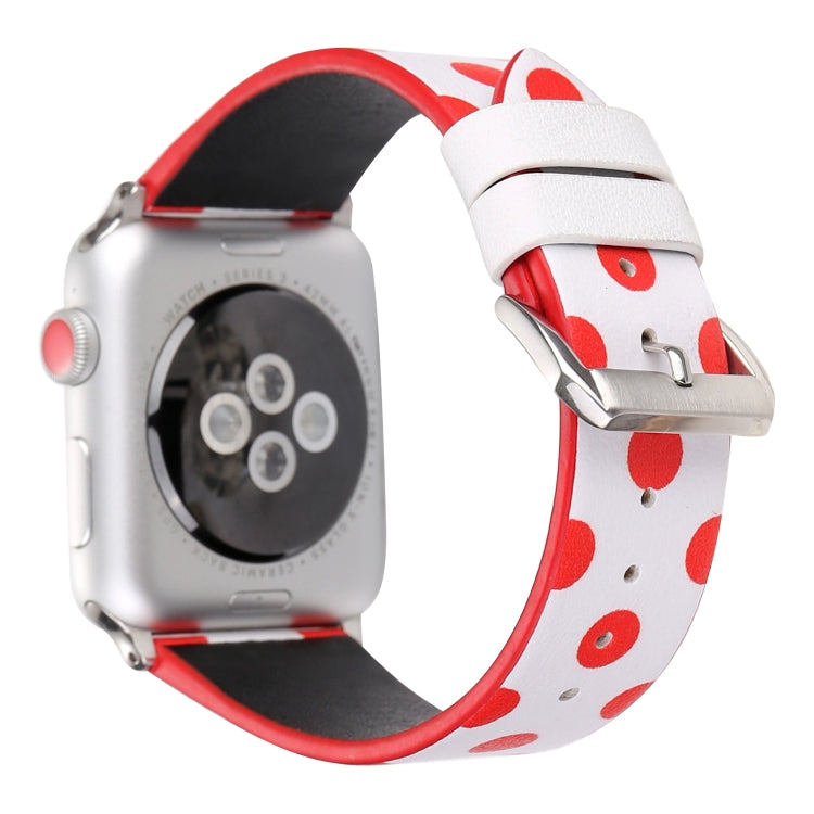 Fashion Dot Series Watchband For Apple Watch Series 6 & SE & 5 & 4 40mm / 3 & 2 & 1 38mm, For Apple Watch Series 8&7 41mm / SE 2&6&SE&5&4 40mm / 3&2&1 38mm, For Apple Watch Series 7 41mm / 6 & SE & 5 & 4 40mm / 3 & 2 & 1 38mm