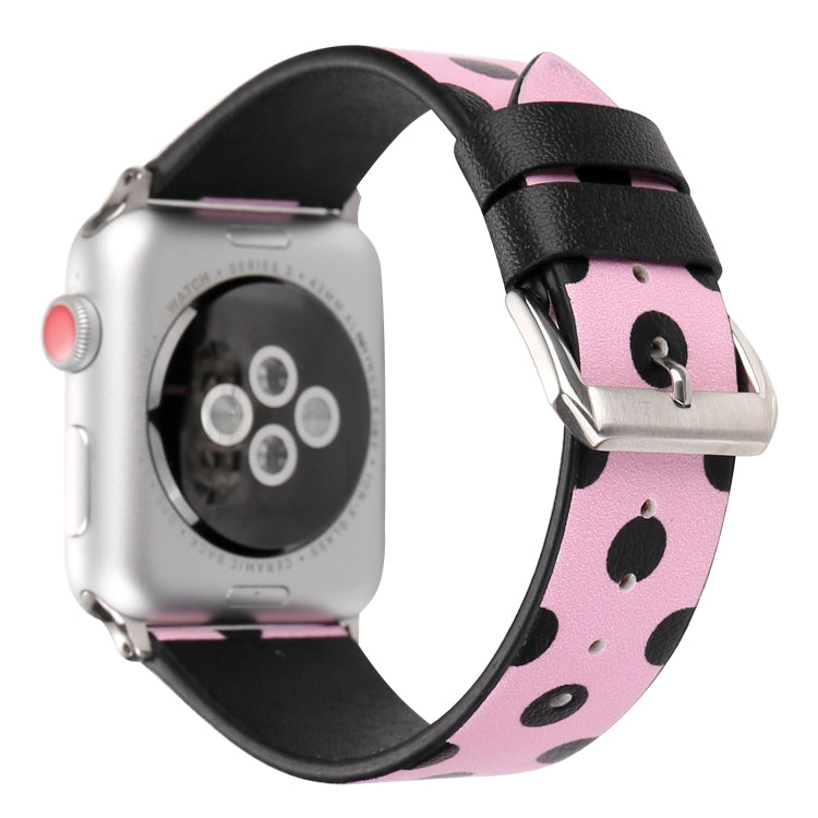 Fashion Dot Series Watchband For Apple Watch Series 6 & SE & 5 & 4 40mm / 3 & 2 & 1 38mm, For Apple Watch Series 8&7 41mm / SE 2&6&SE&5&4 40mm / 3&2&1 38mm, For Apple Watch Series 7 41mm / 6 & SE & 5 & 4 40mm / 3 & 2 & 1 38mm