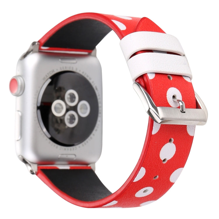 Fashion Dot Series Watchband For Apple Watch Series 6 & SE & 5 & 4 40mm / 3 & 2 & 1 38mm, For Apple Watch Series 8&7 41mm / SE 2&6&SE&5&4 40mm / 3&2&1 38mm, For Apple Watch Series 7 41mm / 6 & SE & 5 & 4 40mm / 3 & 2 & 1 38mm