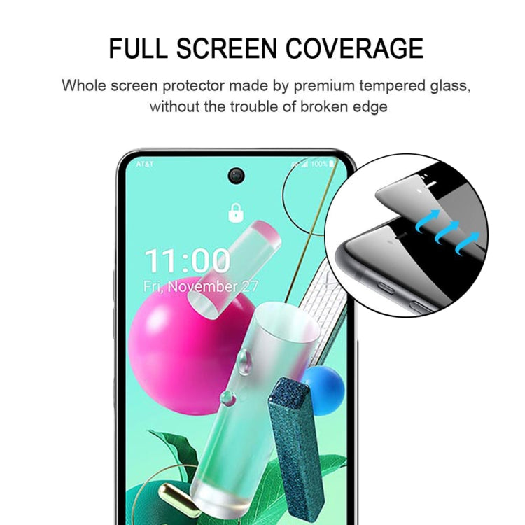 Full Glue Full Screen Tempered Glass Film, For LG K92 5G, For OPPO A53 5G / A11s, For Samsung Galaxy A02s, For Samsung Galaxy A12 / A12 Nacho / A13 5G, For vivo X50e 5G, For Xiaomi Redmi Note 9 4G, For Xiaomi Redmi Note 9 5G