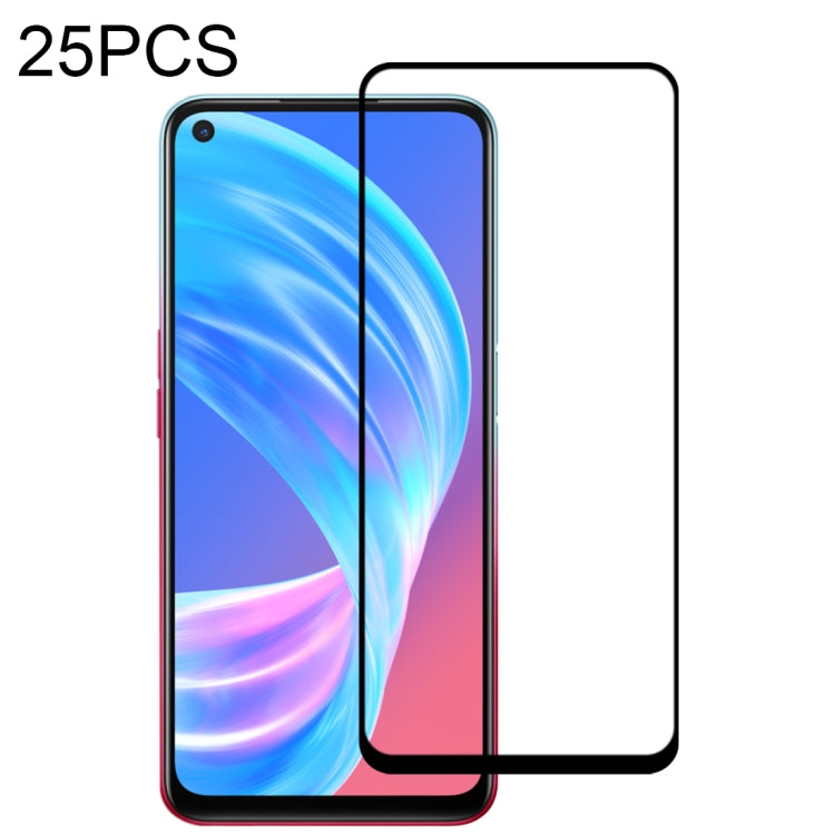 25 PCS Full Glue Full Screen Tempered Glass Film, For LG K92 5G, For OPPO A53 5G / A11s, For Samsung Galaxy A02s, For Samsung Galaxy A12 / A12 Nacho / A13 5G, For vivo X50e 5G, For Xiaomi Redmi Note 9 4G, For Xiaomi Redmi Note 9 5G