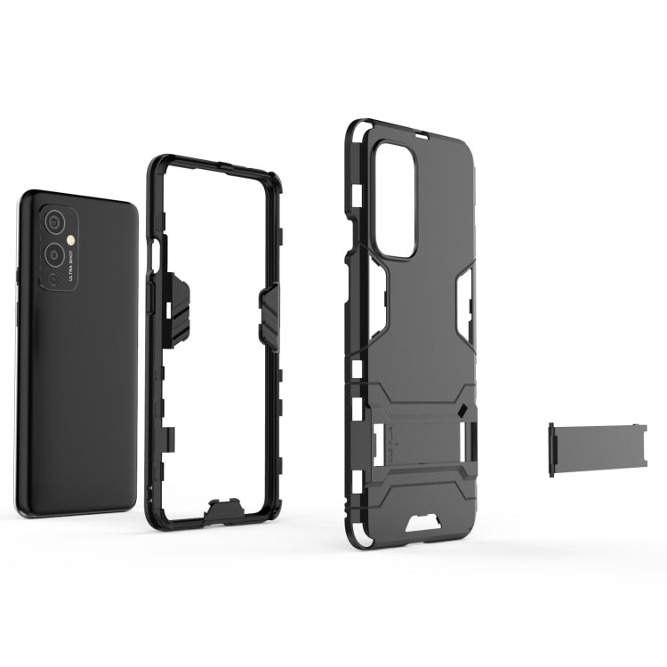 PC + TPU Shockproof Protective Case with Holder, For OnePlus 9, For OPPO Reno5, For OPPO Reno5 Pro, For OnePlus 9 Pro, For Xiaomi Redmi Note 9 4G, For Xiaomi Redmi Note 9 5G, For Xiaomi Poco M3, For Samsung Galaxy A32 5G, For Samsung Galaxy A12 5G