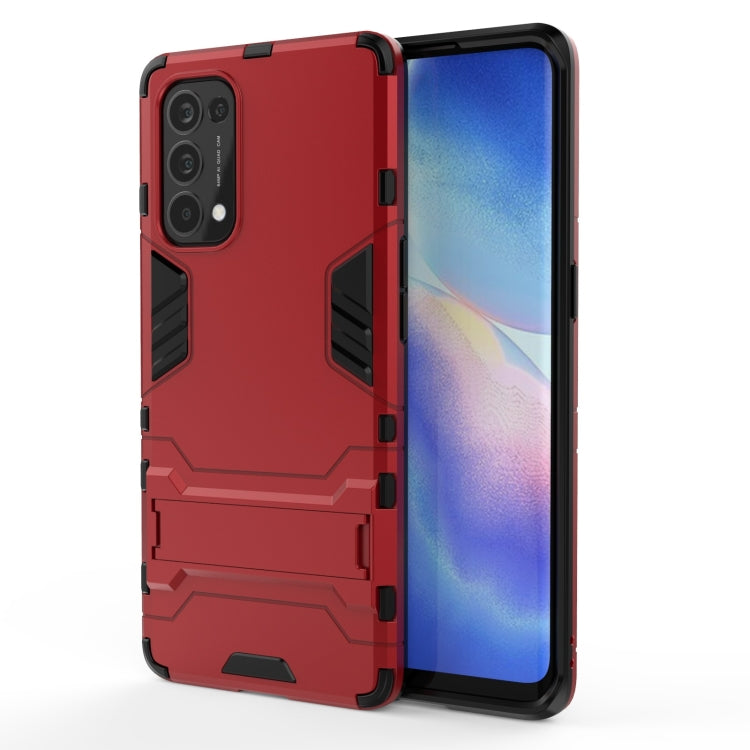 PC + TPU Shockproof Protective Case with Holder, For OnePlus 9, For OPPO Reno5, For OPPO Reno5 Pro, For OnePlus 9 Pro, For Xiaomi Redmi Note 9 4G, For Xiaomi Redmi Note 9 5G, For Xiaomi Poco M3, For Samsung Galaxy A32 5G, For Samsung Galaxy A12 5G