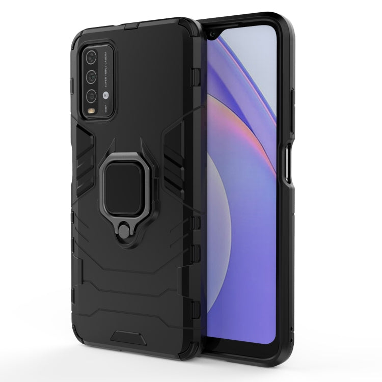 PC + TPU Shockproof Protective Case with Magnetic Ring Holder, For OnePlus 9, For OnePlus 9 Pro, For OPPO Reno5, For OPPO Reno5 Pro, For Xiaomi Redmi Note 9 4G, For Xiaomi Redmi Note 9 5G, For Xiaomi Poco M3, For Samsung Galaxy A12 5G