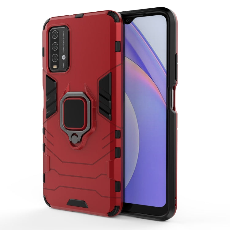 PC + TPU Shockproof Protective Case with Magnetic Ring Holder