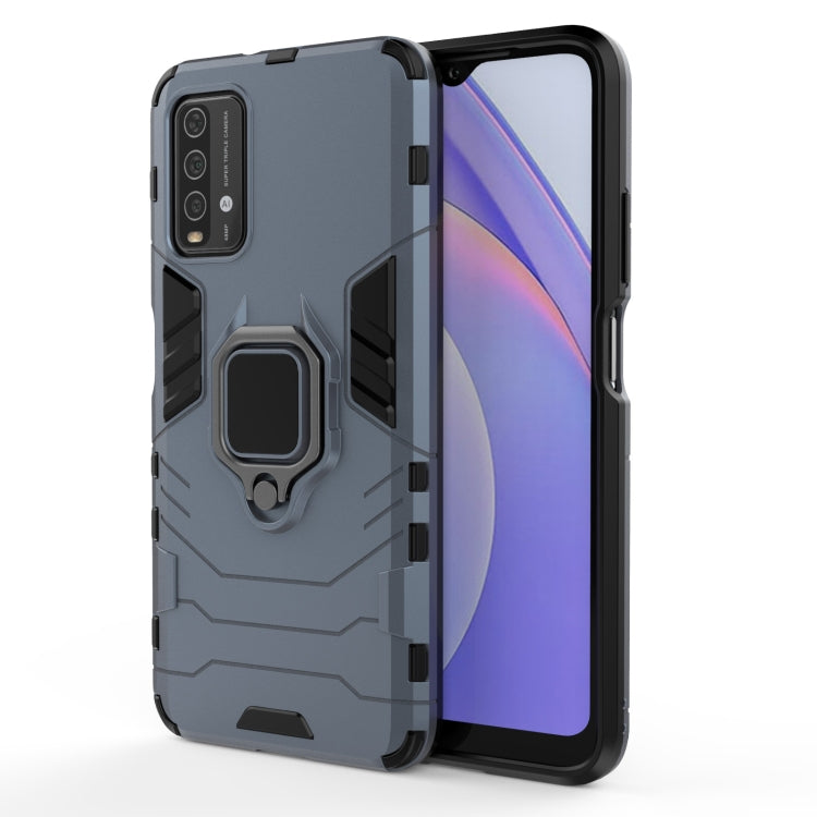 PC + TPU Shockproof Protective Case with Magnetic Ring Holder, For OnePlus 9, For OnePlus 9 Pro, For OPPO Reno5, For OPPO Reno5 Pro, For Xiaomi Redmi Note 9 4G, For Xiaomi Redmi Note 9 5G, For Xiaomi Poco M3, For Samsung Galaxy A12 5G