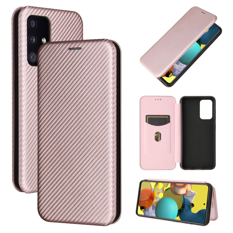 Carbon Fiber Texture Magnetic Horizontal Flip TPU + PC + PU Leather Case with Card Slot