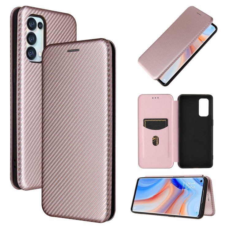 Carbon Fiber Texture Magnetic Horizontal Flip TPU + PC + PU Leather Case with Card Slot