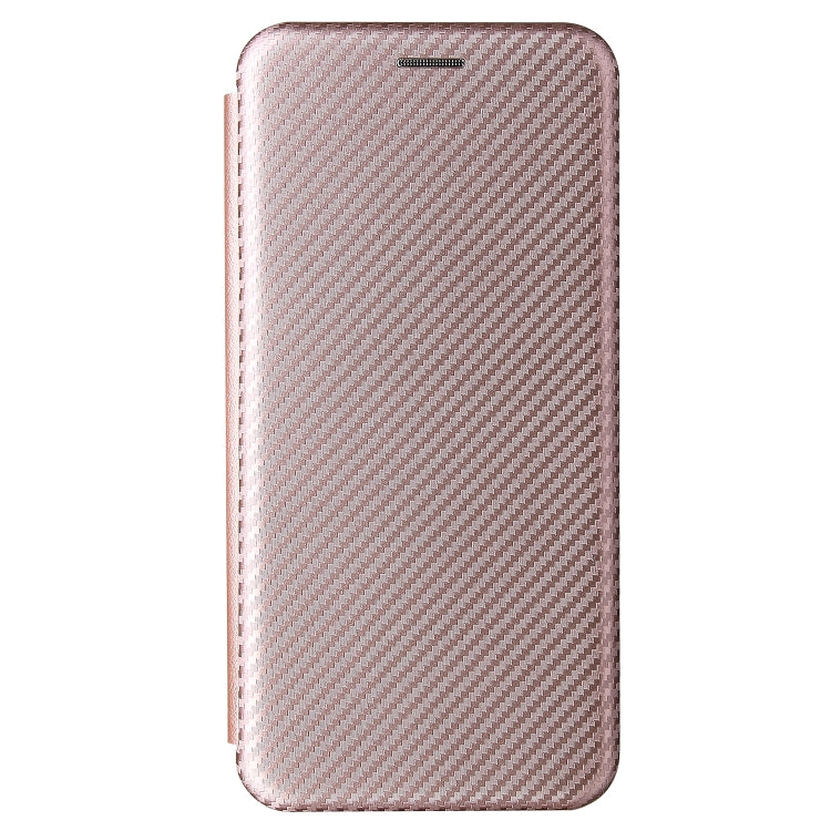 Carbon Fiber Texture Magnetic Horizontal Flip TPU + PC + PU Leather Case with Card Slot