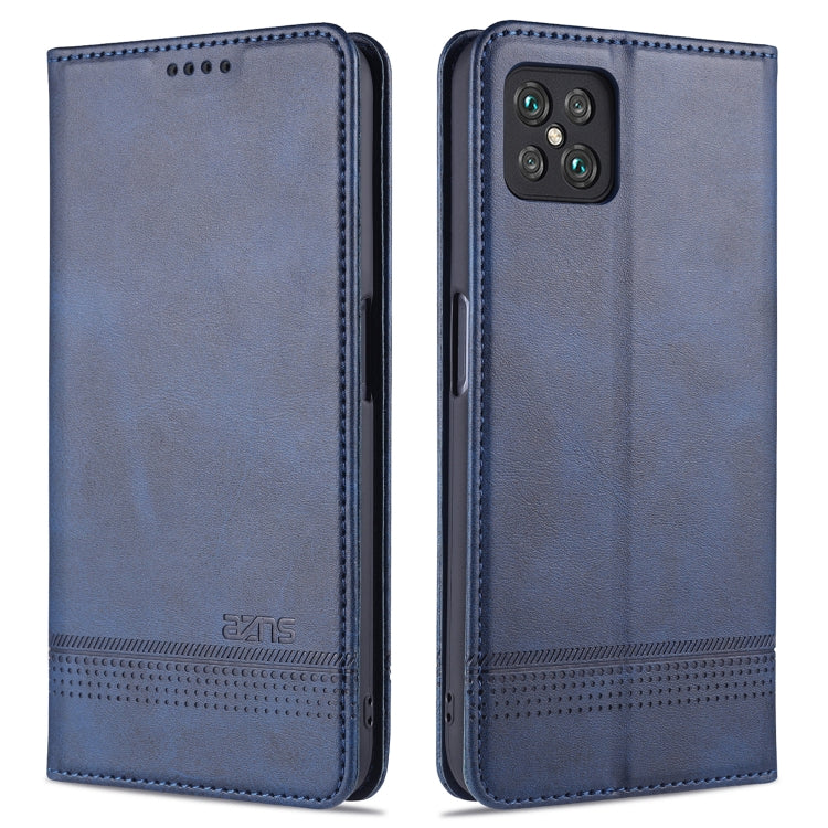 AZNS Magnetic Calf Texture Horizontal Flip Leather Case with Card Slots &amp; Holder &amp; Wallet