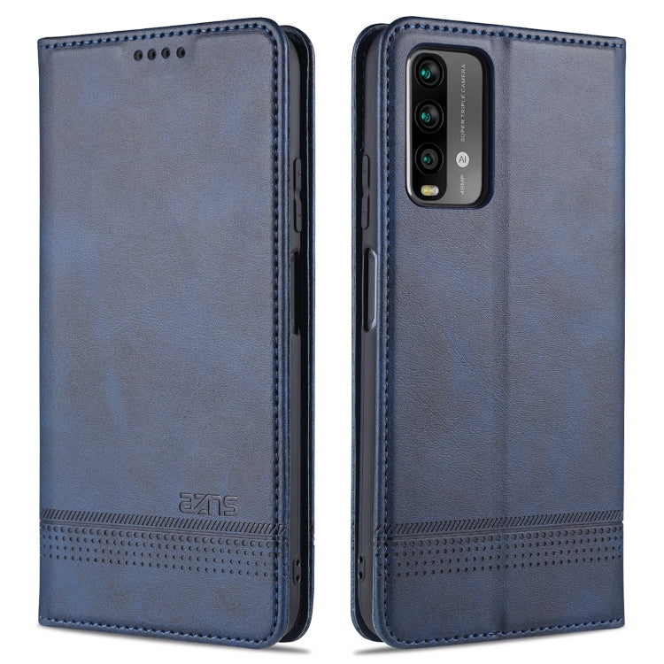 AZNS Magnetic Calf Texture Horizontal Flip Leather Case with Card Slots &amp; Holder &amp; Wallet