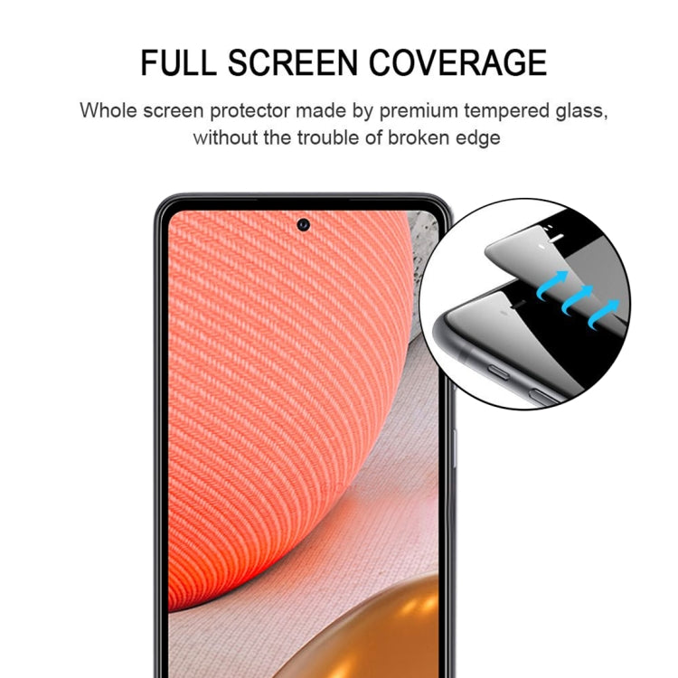 Full Glue Full Screen Tempered Glass Film, For Samsung Galaxy A72 5G / 4G (1 PC), For Samsung Galaxy A52 5G (1 PC), For OPPO A15s (1 PC)