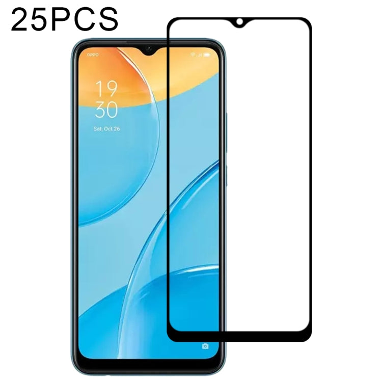 25 PCS Full Glue Full Screen Tempered Glass Film, For Samsung Galaxy A72 5G / 4G (25pcs), For Samsung Galaxy A52 5G / 4G (25pcs), For OPPO A15s (25 PCS)