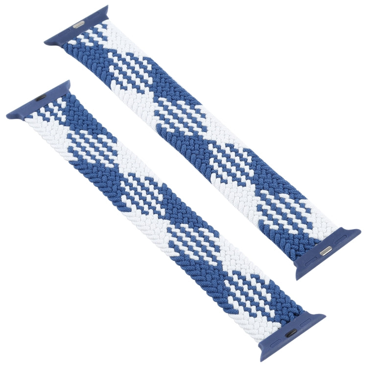 Plastic Buckle Mixed Color Nylon Braided Single Loop Replacement Watchbands For Apple Watch Series 6 &amp; SE &amp; 5 &amp; 4 40mm / 3 &amp; 2 &amp; 1 38mm, S, M, L, XL