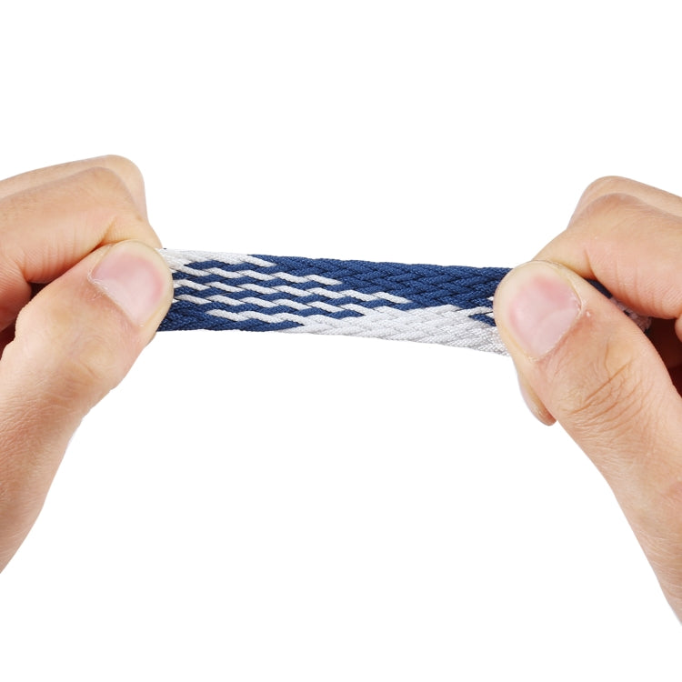 Plastic Buckle Mixed Color Nylon Braided Single Loop Replacement Watchbands For Apple Watch Series 6 &amp; SE &amp; 5 &amp; 4 40mm / 3 &amp; 2 &amp; 1 38mm, S, M, L, XL