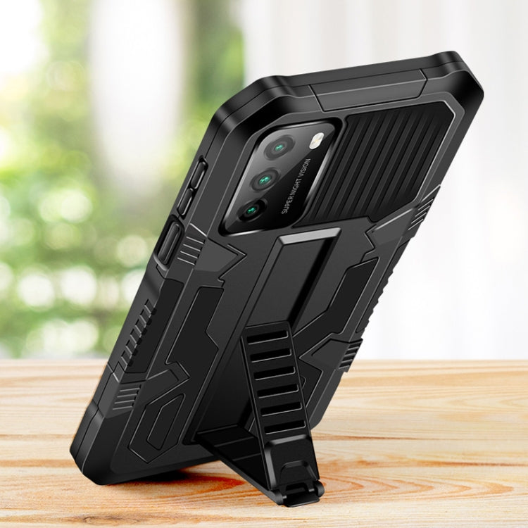 Vanguard Warrior All Inclusive Double-color Shockproof TPU + PC Protective Case with Holder, For Xiaomi Mi 10T, For Xiaomi Redmi Note 9S, For Xiaomi Poco M3, For Xiaomi Poco X3, For iPhone 8 Plus / 7 Plus