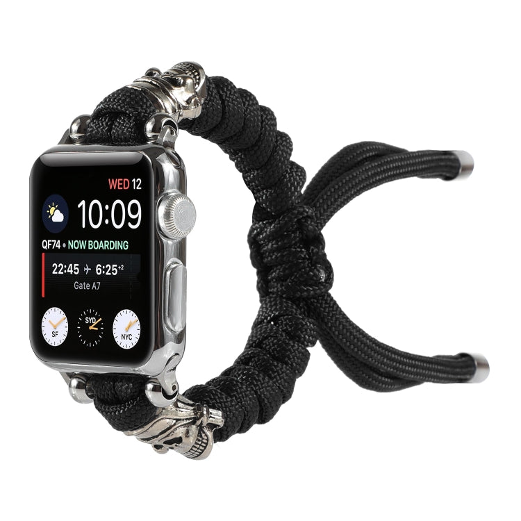 Skull Umbrella Cord Braided Watch Strap