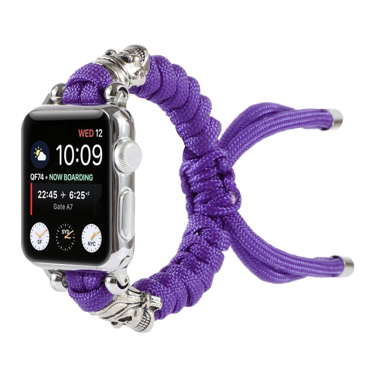 Skull Umbrella Cord Braided Watch Strap
