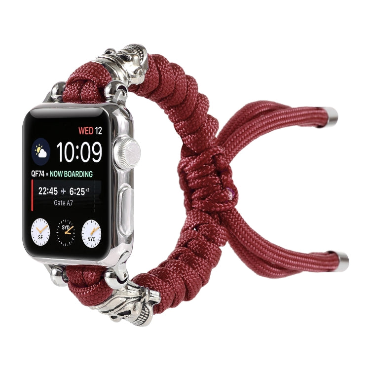Skull Umbrella Cord Braided Watch Strap
