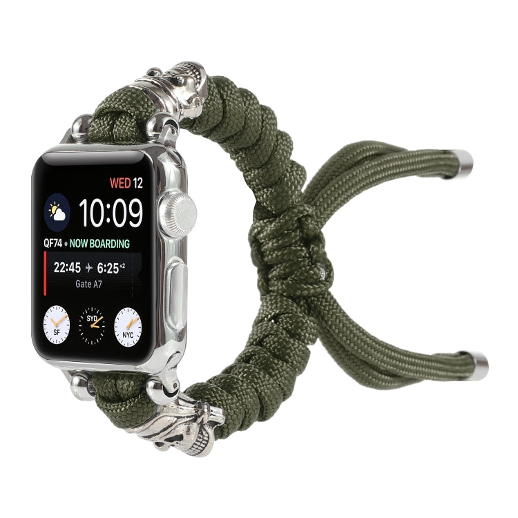 Skull Umbrella Cord Braided Watch Strap