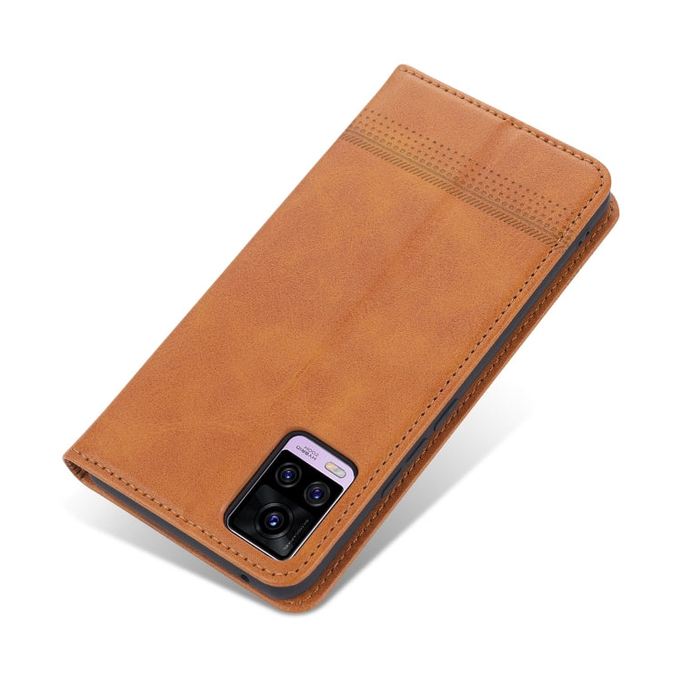 ZNS Magnetic Calf Texture Horizontal Flip Leather Case with Card Slots & Holder & Wallet, For vivo V20 Pro / S7, For Xiaomi Mi Note 10 Lite