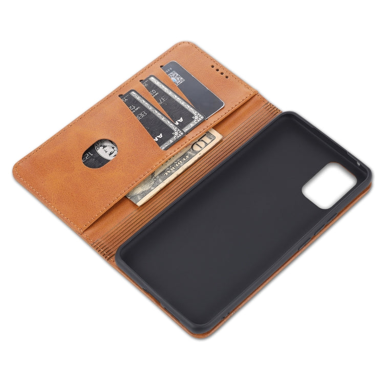 ZNS Magnetic Calf Texture Horizontal Flip Leather Case with Card Slots & Holder & Wallet, For vivo V20 Pro / S7, For Xiaomi Mi Note 10 Lite