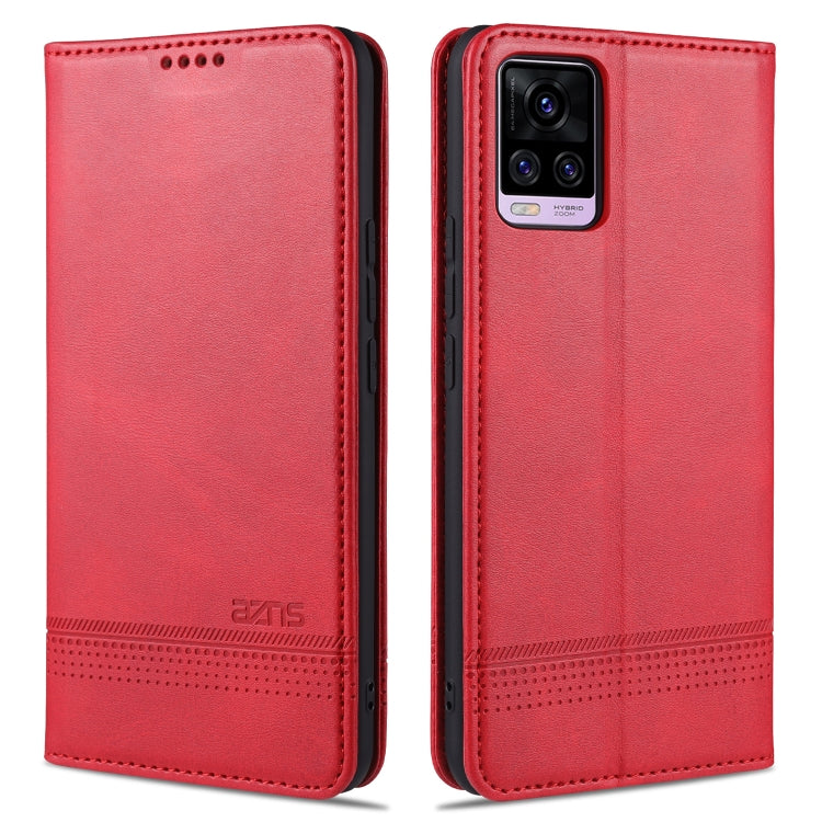 ZNS Magnetic Calf Texture Horizontal Flip Leather Case with Card Slots & Holder & Wallet, For vivo V20 Pro / S7, For Xiaomi Mi Note 10 Lite