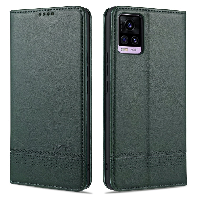 ZNS Magnetic Calf Texture Horizontal Flip Leather Case with Card Slots & Holder & Wallet, For vivo V20 Pro / S7, For Xiaomi Mi Note 10 Lite