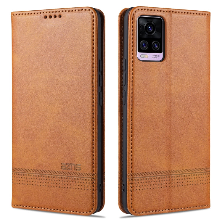 ZNS Magnetic Calf Texture Horizontal Flip Leather Case with Card Slots & Holder & Wallet, For vivo V20 Pro / S7, For Xiaomi Mi Note 10 Lite