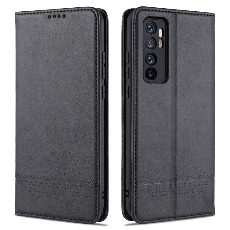 ZNS Magnetic Calf Texture Horizontal Flip Leather Case with Card Slots & Holder & Wallet, For vivo V20 Pro / S7, For Xiaomi Mi Note 10 Lite