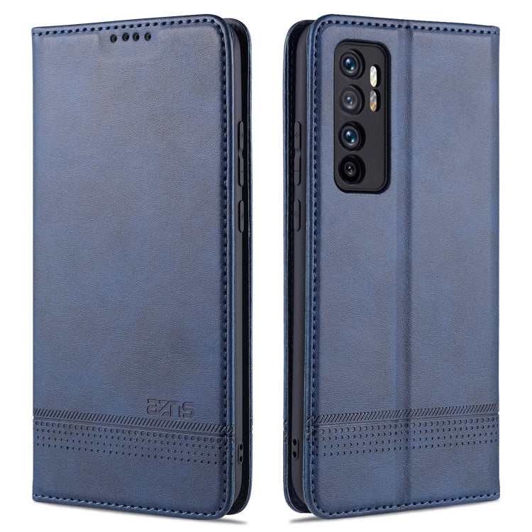 ZNS Magnetic Calf Texture Horizontal Flip Leather Case with Card Slots & Holder & Wallet, For vivo V20 Pro / S7, For Xiaomi Mi Note 10 Lite