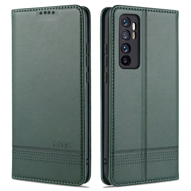 ZNS Magnetic Calf Texture Horizontal Flip Leather Case with Card Slots & Holder & Wallet, For vivo V20 Pro / S7, For Xiaomi Mi Note 10 Lite