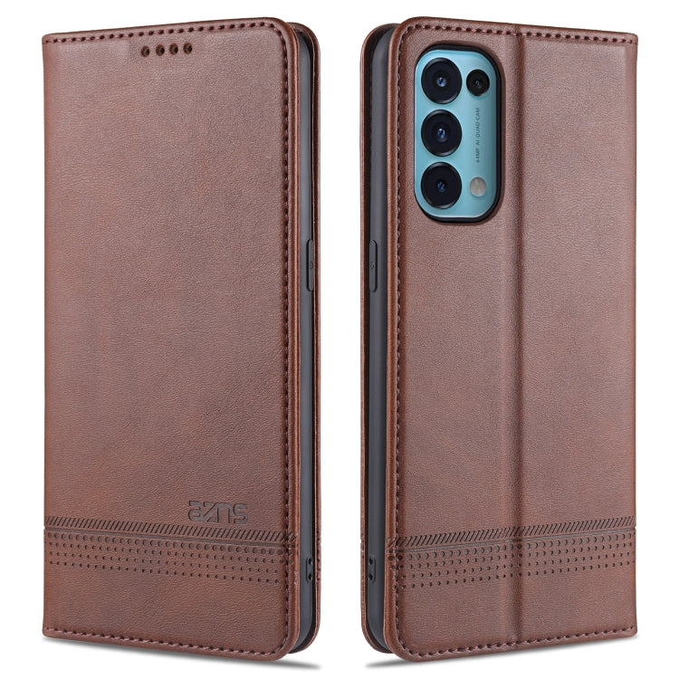 AZNS Magnetic Calf Texture Horizontal Flip Leather Case with Card Slots & Holder & Wallet