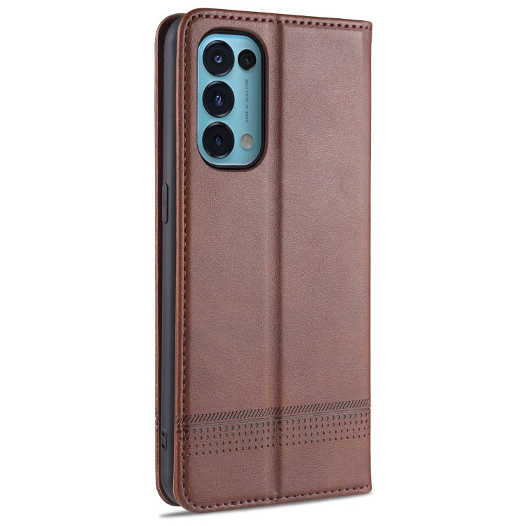 AZNS Magnetic Calf Texture Horizontal Flip Leather Case with Card Slots & Holder & Wallet