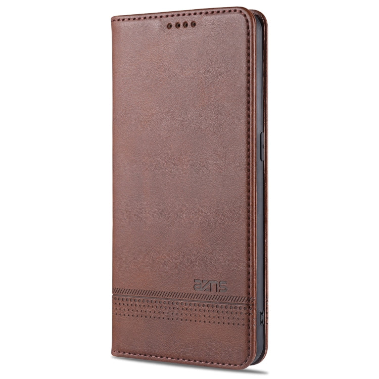 AZNS Magnetic Calf Texture Horizontal Flip Leather Case with Card Slots &amp; Holder &amp; Wallet
