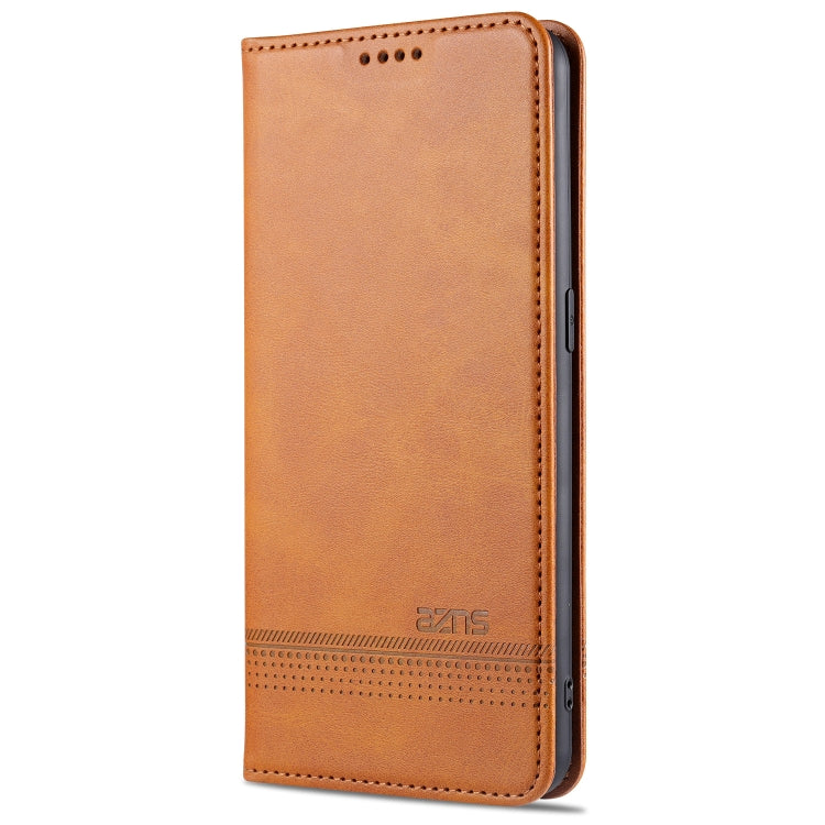 AZNS Magnetic Calf Texture Horizontal Flip Leather Case with Card Slots &amp; Holder &amp; Wallet