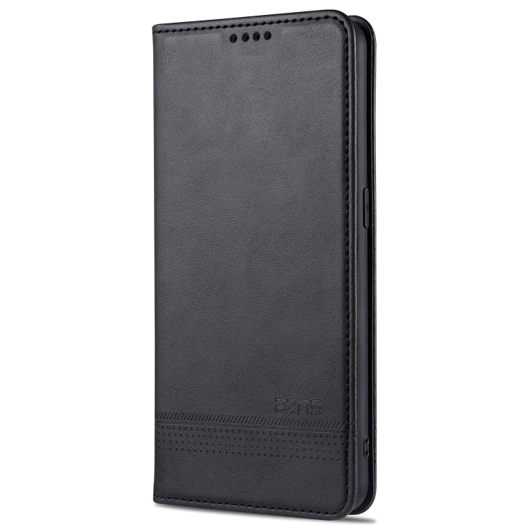 AZNS Magnetic Calf Texture Horizontal Flip Leather Case with Card Slots &amp; Holder &amp; Wallet