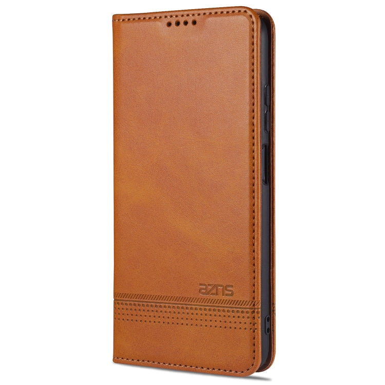 AZNS Magnetic Calf Texture Horizontal Flip Leather Case with Card Slots &amp; Holder &amp; Wallet