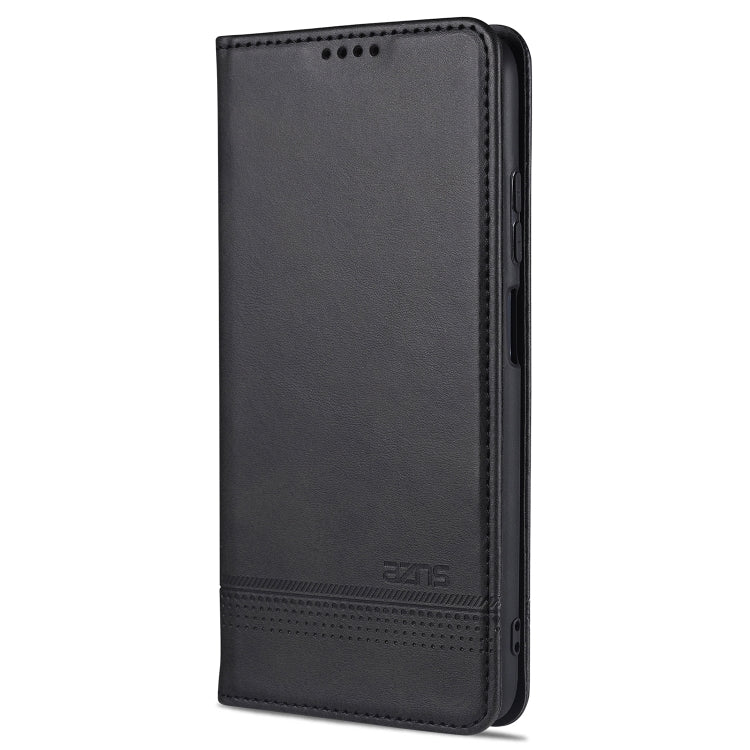 AZNS Magnetic Calf Texture Horizontal Flip Leather Case with Card Slots &amp; Holder &amp; Wallet