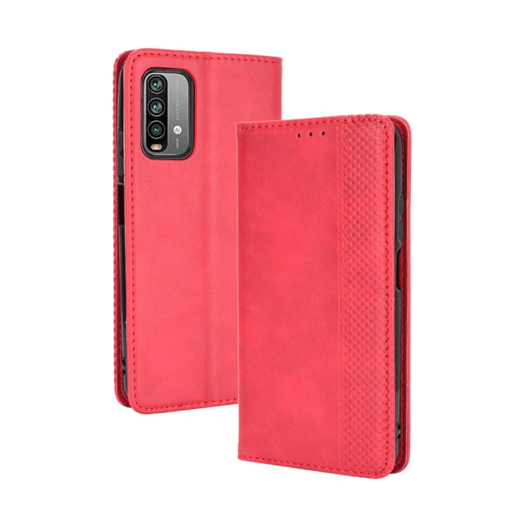 Magnetic Buckle Retro Crazy Horse Texture Horizontal Flip Leather Case with Holder &amp; Card Slots &amp; Photo Frame, For Motorola Moto E7, For OPPO Reno5 5G, For OPPO Reno5 Pro 5G, For Xiaomi Redmi 9T/ 9 Power, For Xiaomi Redmi Note 9T 5G / Note 9 5G