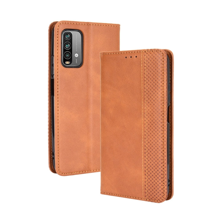 Magnetic Buckle Retro Crazy Horse Texture Horizontal Flip Leather Case with Holder &amp; Card Slots &amp; Photo Frame, For Motorola Moto E7, For OPPO Reno5 5G, For OPPO Reno5 Pro 5G, For Xiaomi Redmi 9T/ 9 Power, For Xiaomi Redmi Note 9T 5G / Note 9 5G